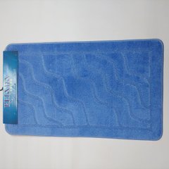 Комплект килимків для ванної кімнати RELANA 60*100+60*50см Блакитнний Змійка