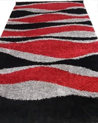 Килим високоворсий Shaggy Softy 476 red/black (Albayrak) 2,0*3,0м