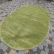 Килим овал Verita Super Shaggy C1010P green/green 2,0*2,9м