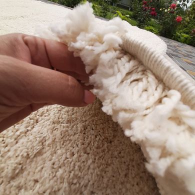 Ковер овал Verita Super Shaggy C1010P cream/cream 2,0*2,9м