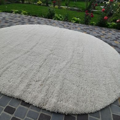 Ковер овал Verita Super Shaggy C1010P cream/cream 2,0*2,9м