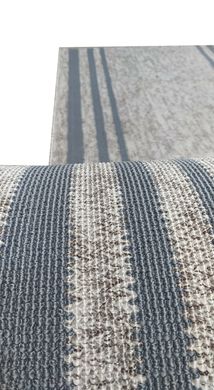 Доріжка килимова безворсова "Дарничанка" сіра , шириною 0,8м