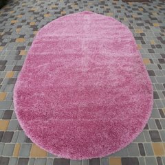 Килим овал Verita Super Shaggy C1010P pink/pink 2,0*2,9м