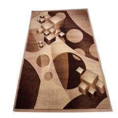 Ковер Карат "GOLD" 243/12 абстракция коричневая 2,0м на 3,0м