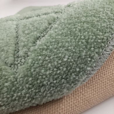 Комплект ковриков для ванной комнаты RELANA 60*100+60*50СМ! Фисташковый. Ромбы