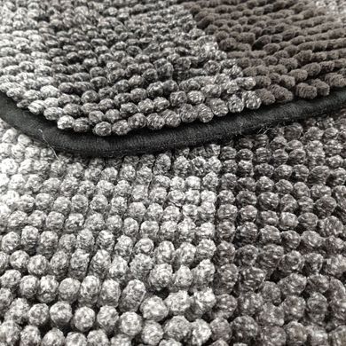 Комплект килимків Лапша для ванної кімнати! MAKARON! 60*90 + 60*50см! Сірий